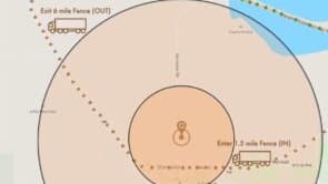 Tracking errors on map